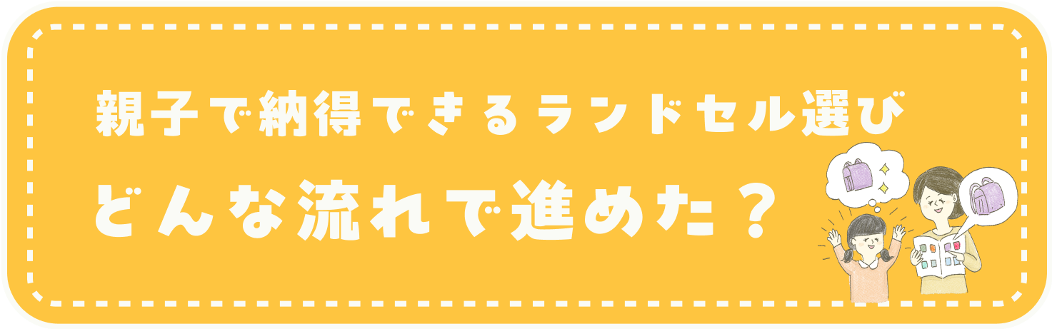 どんな流れで決めた？